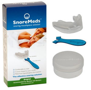 SnoreMeds packing, presenting contents of a Men's Single Pack.