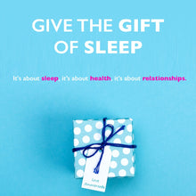 Load image into Gallery viewer, Give the Gift of Sleep. SnoreMeds anti-snoring mouthpieces are about sleep... about health and about relationships. 
