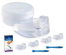 Load image into Gallery viewer, SnoreMeds Anti Snoring Mouthpiece for Women in a Value Pack. This package is intended for regular customers who want better value in one package, which contains four mouthpieces.
